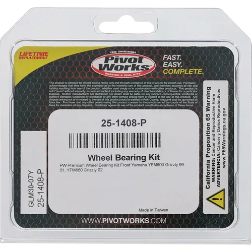 Pivot Works Premium Front Wheel Bearing Kit Honda Suzuki Yamaha ATV Motorcycle