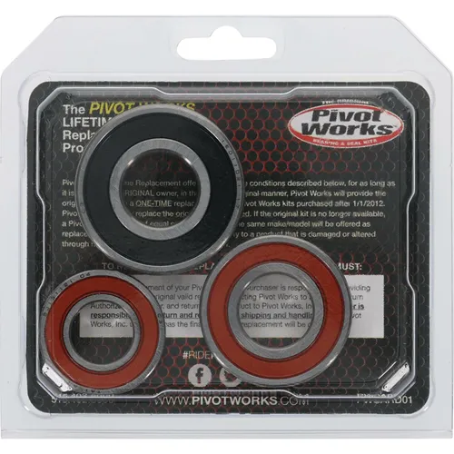 Pivot Works Premium Rear Wheel Bearing Kit for Kawasaki KLR650 W800