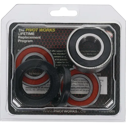 Pivot Works Premium Rear Wheel Bearing Kit for Kawasaki Suzuki Motorcycle 400
