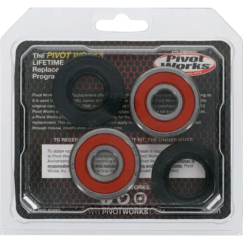 Pivot Works Premium Front Rear Wheel Bearing Kit for Kawasaki Yamaha 50-250