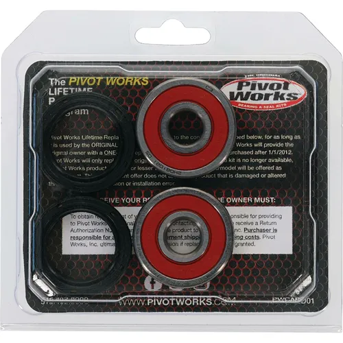 Pivot Works Premium Rear Wheel Bearing Kit for Honda Motorcycle 70-110