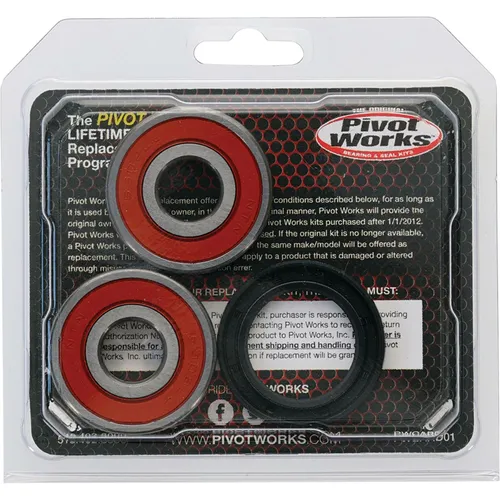 Pivot Works Premium Rear Wheel Bearing Kit for Honda Motorcycle 100-250