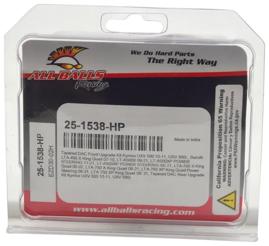 All Balls Tapered DAC Front Wheel Bearing Upgrade Kit