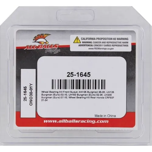 All Balls Rear Wheel Bearing Kit 5