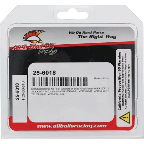All Balls Counter Shaft Crank Shaft Bearing Kit 4