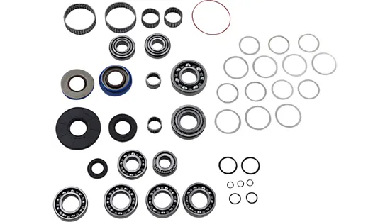 Moose Transmission Rebuild Kit w Bearings Seals O Rings Shims