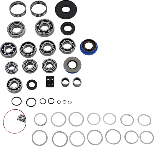 Moose Transmission Rebuild Kit w Bearings Seals O Rings Shims