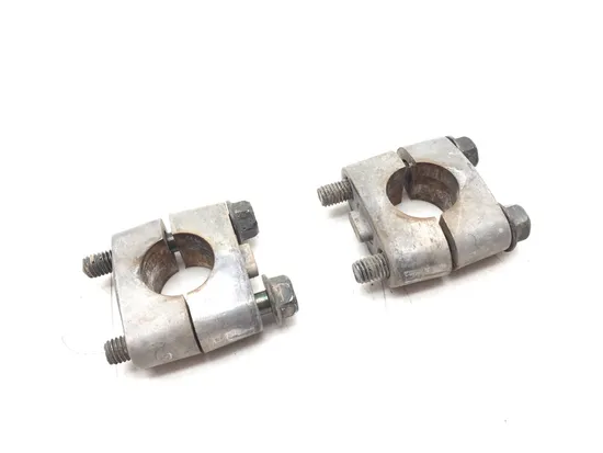 Handlebar Handle Bar Mount Clamps 7/8 2001 Yamaha Grizzly 600 YFM600F 4x4 2652A