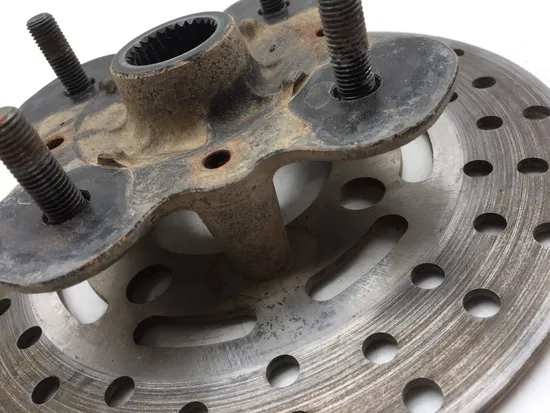 Front Wheel Hub with Rotor A 2001 Yamaha Grizzly 600 YFM600F 4x4 2652A