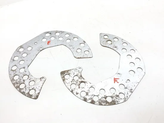 Front Brake Rotor Rock Guards 2016 Yamaha Wolverine R-Spec YXE 700 2650A