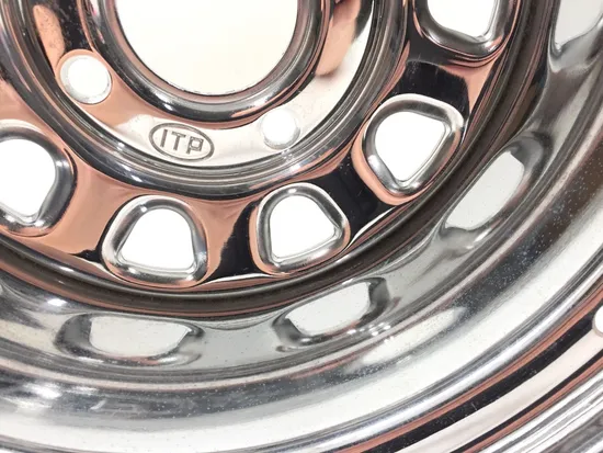 ITP Chrome Wheel 12x7 4/110 14mm Stud x