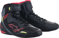 Alpinestars Faster 3 Rideknit Shoes Adult 11 Black Red Yellow