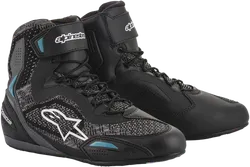 Alpinestars Stella Faster 3 Rideknit Shoes Women 5.5 Black Teal