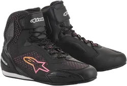 Alpinestars Stella Faster 3 Rideknit Shoes Women 10.5 Black Yellow Pink