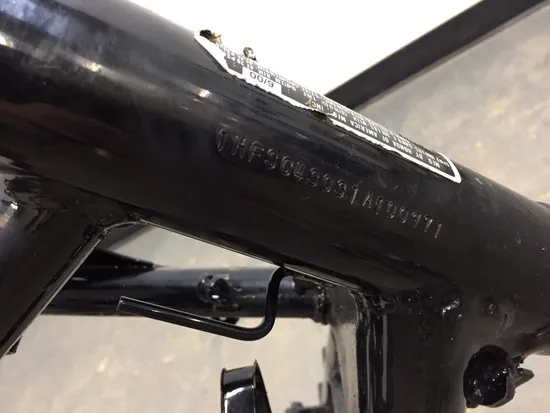 2001 Honda Shadow Sabre 1100 VT1100C2 Main Frame Chassis CLN Ready To Go 2675A