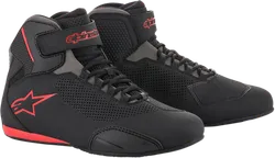 Alpinestars Sektor Vented Shoes Adult 8.5 Black Gray Red