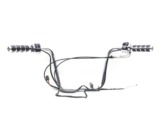 Aftermarket Handle Bars w Cables 00 Harley-Davidson Softail Standard FXST 2667A