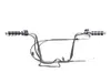 Aftermarket Handle Bars w Cables 00 Harley-Davidson Softail Standard FXST 2667A