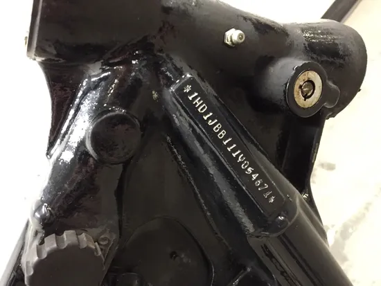 Main Frame Chassis CLN Ready To Go 2001 Harley Softail Deuce EFI FXSTDI 2655 x