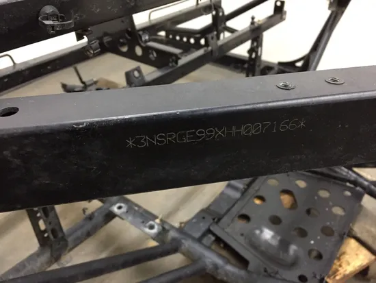 Rear Frame Clip CLN Ready To Go 2017 Polaris General 1000 EPS 2663 x