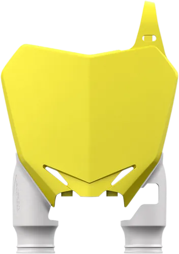 Acerbis Yellow White Front Number Plate