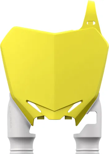 Acerbis Yellow White Front Number Plate