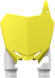 Acerbis Yellow White Front Number Plate