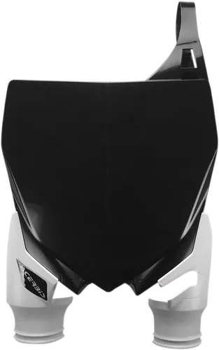 Acerbis Black White Front Number Plate