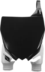 Acerbis Black White Front Number Plate