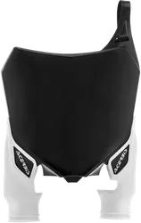 Acerbis Black White Front Number Plate