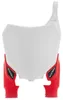 Acerbis White Red Front Number Plate