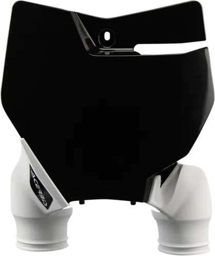 Acerbis Black White Front Number Plate