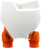 Acerbis Orange White 16 Front Number Plate