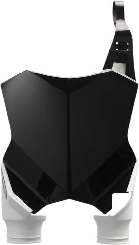 Acerbis Black White Front Number Plate