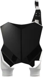 Acerbis Black White Front Number Plate