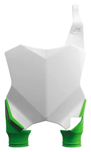 Acerbis White Green Front Number Plate