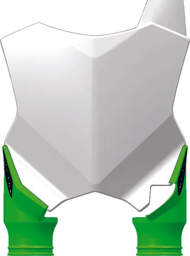 Acerbis White Green Front Number Plate