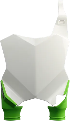 Acerbis White Green Front Number Plate