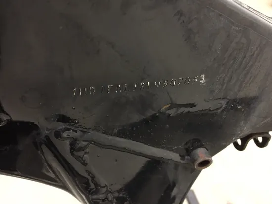 1990 Harley Electra Glide EVO FLHS Main Frame Chassis CLN 2661A