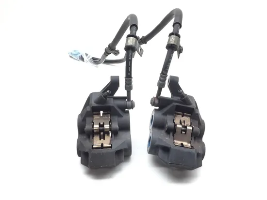 Left Right Front Brake Calipers Pads Set 2000 Yamaha YZF R6 2689A x