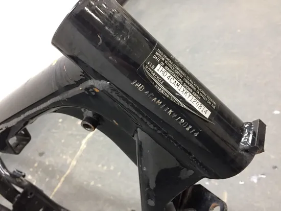 Main Frame Chassis CLN Ready To Go 1989 Harley Sportster 883 XLH883 2695A