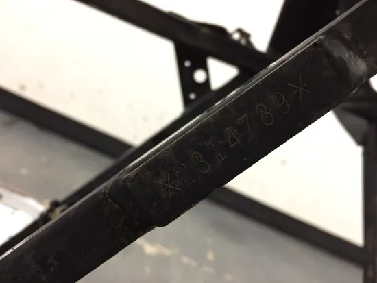 Frame Chassis 1994 Polaris 400L 4X4 2696A