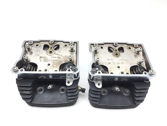 Front Rear Cylinder Head Set 01 Harley-Davidson Softail Deuce EFI FXSTDI 2707 x