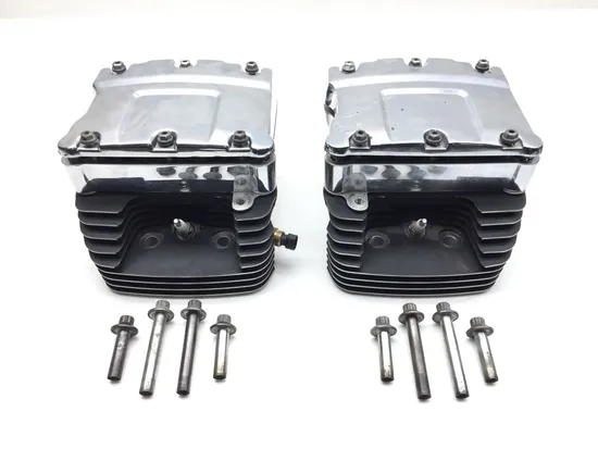 Front Rear Cylinder Head Set 01 Harley-Davidson Softail Deuce EFI FXSTDI 2707 x