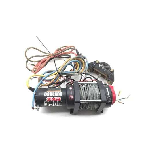 Badlands ZXT 3500lb Winch W Mount 2016 Yamaha YXZ1000R 2711A 3