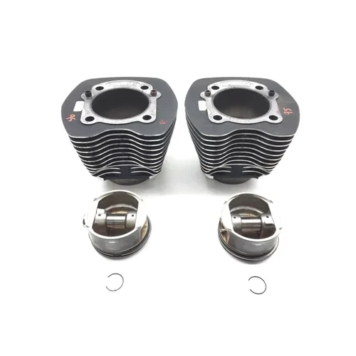 Front Rear Cylinder Jugs w Pistons 2006 Harley Dyna Wide Glide EFI FXDWGI 2732A