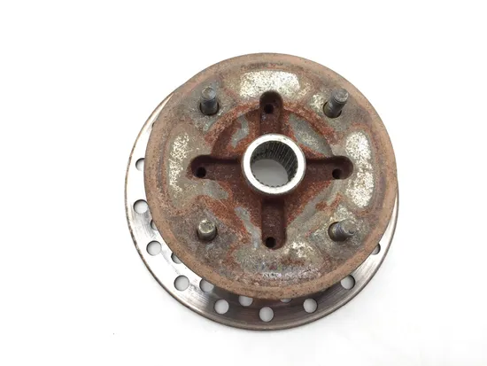 Front Wheel Hub with Rotor B 2004 Yamaha Rhino 660 YXR660FA 4x4 2750A