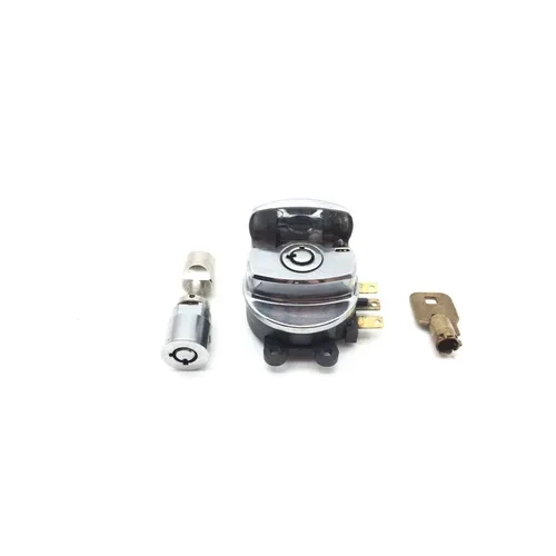 Lockset Ignition Key Steering Lock 2004 Harley-Davidson Fatboy EFI FLSTFI 2748A 3