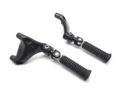 Left Right Set Passenger Peg Bracket 05 Harley Sportster 1200 XL1200C 2724A x