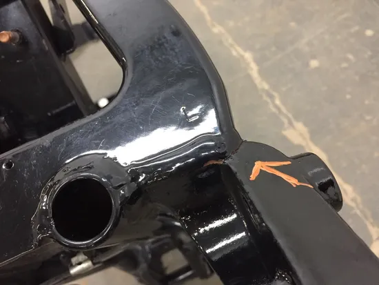 Main Frame Chassis CLN Ready To Go 2002 Harley Dyna Wide Glide FXDWG 2722A x